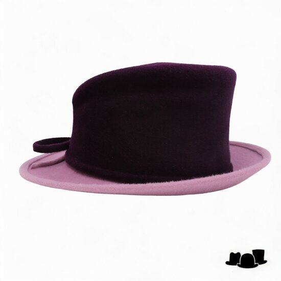 whiteley occasion hat velour juniper orchid