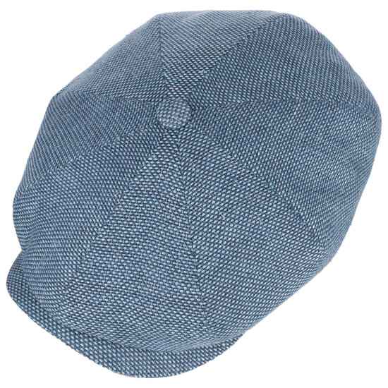 stetson newsboy cap hatteras wol linnen turquoise