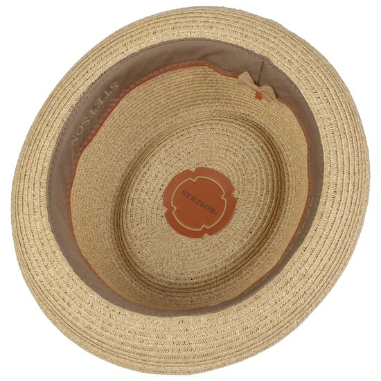 stetson pork pie zomerhoed toyo gemeleerd beige