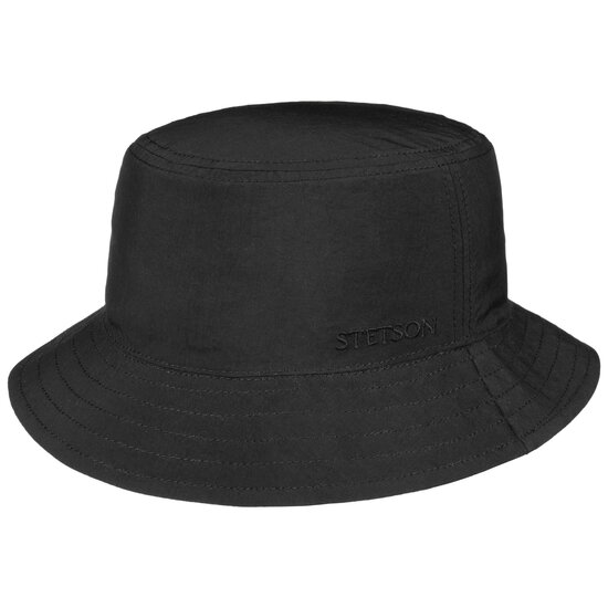 stetson bucket hat reversible fish blue black