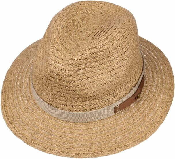 stetson decato traveller raffia natural