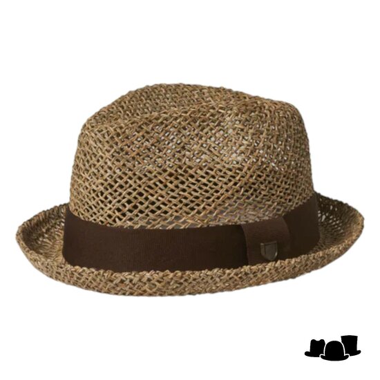 brixton castor player seagrass straw tan brown