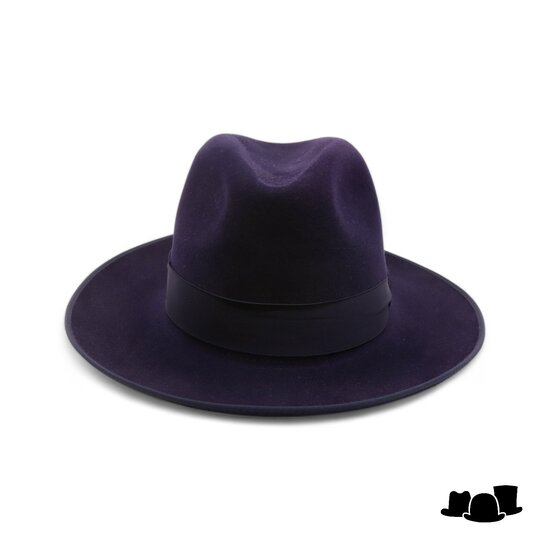 baldini fedora tevere haarvilt blauw