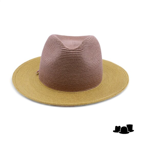 bedacht fedora emma two tone hennepmix camel bruin