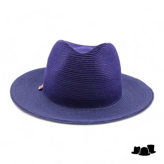 bedacht fedora emma two tone hennepmix donkerblauw