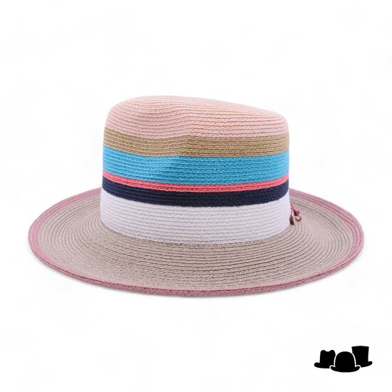 bedacht zomer fedora esmee streep hennepmix multi taupe