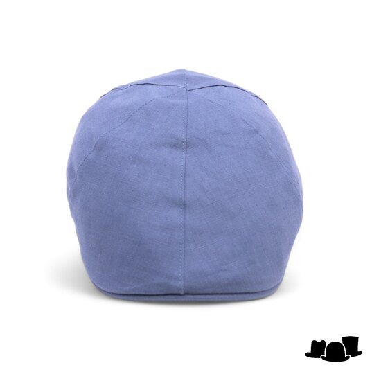 jos van dijck ivy pet six panel linnen cerulean blauw