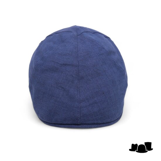 jos van dijck ivy pet six panel linnen pruisisch blauw