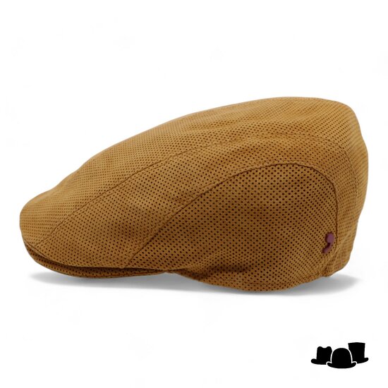 alfonso deste ivy pet jhon suede pinhole tan