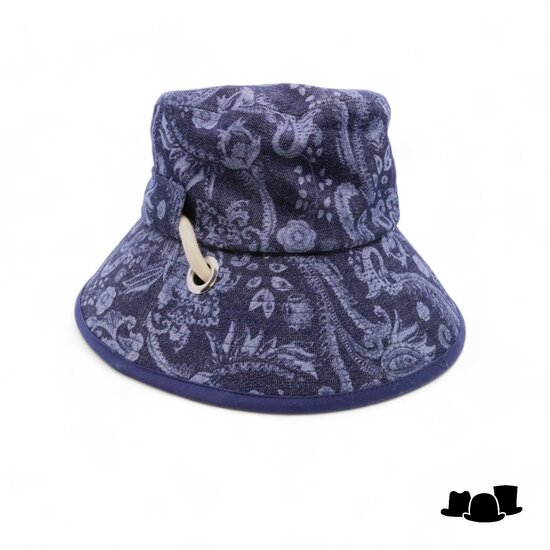 alfonso deste bucket hoed milano jeans paisley