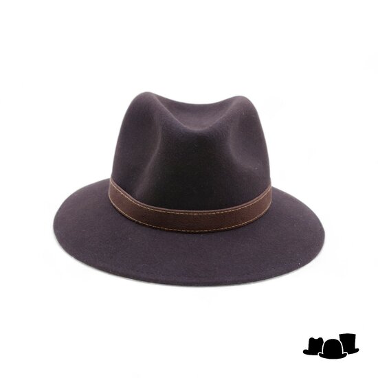 borsalino alessandria new outdoor haarvilt chocolade bruin