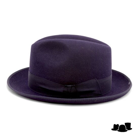 baldini fedora classico bies rand blauw