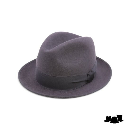 baldini fedora classico bies rand antraciet