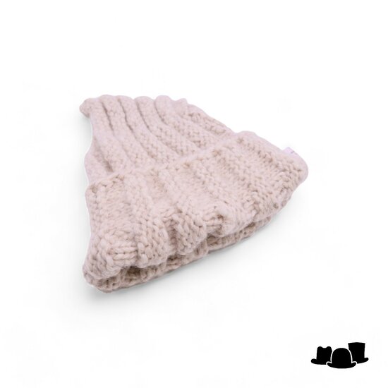 nicki marquardt knitted beanie muts malin angora wolmix beige