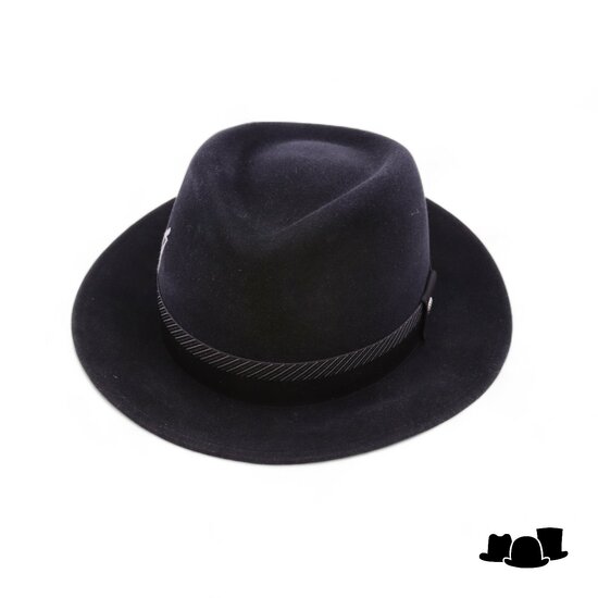 bespoke mayser fedora collins new york haarvilt zwart