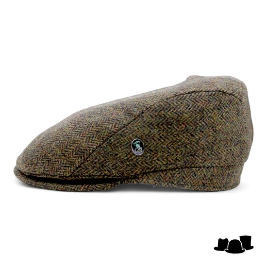 city sport ivy pet 92 british tweed visgraat groen