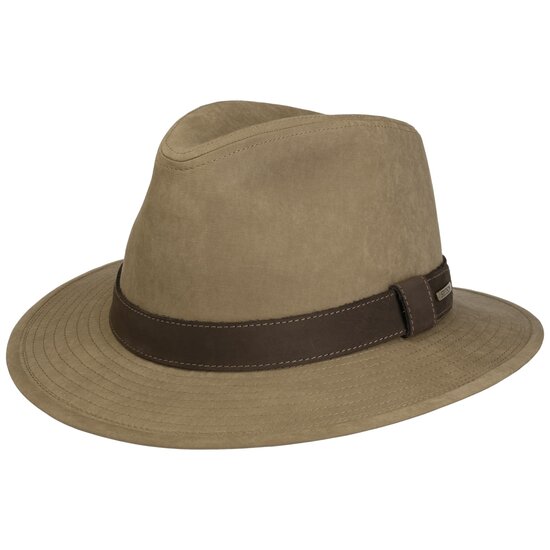 stetson traveller waxed cotton mix sand