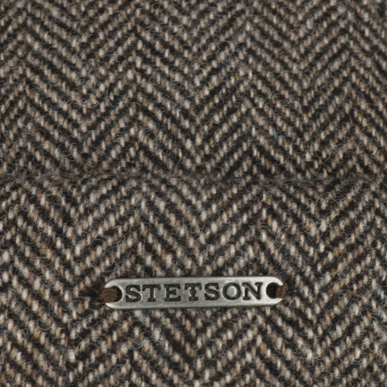 stetson docker wool herringbone antra melange