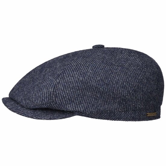 stetson newboy cap brooklyn wool twill weave blue shades