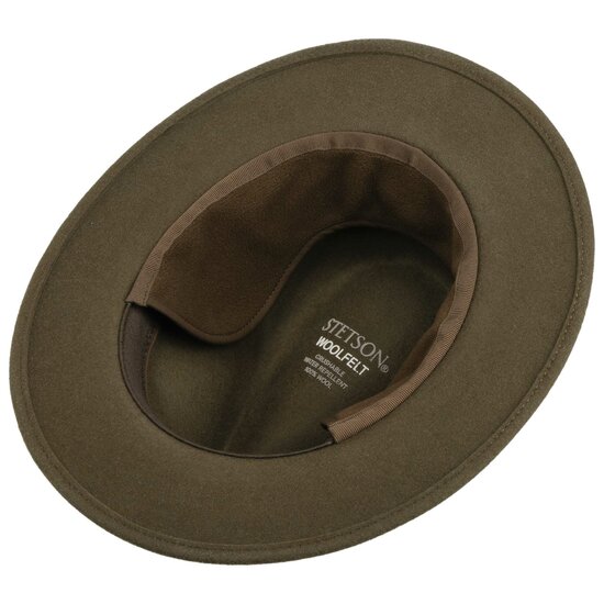 stetson traveller outdoor woolfelt earflaps serpent taupe