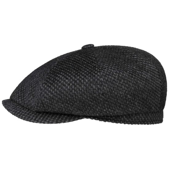 stetson hatteras sustainable recycled cashmere dark grey