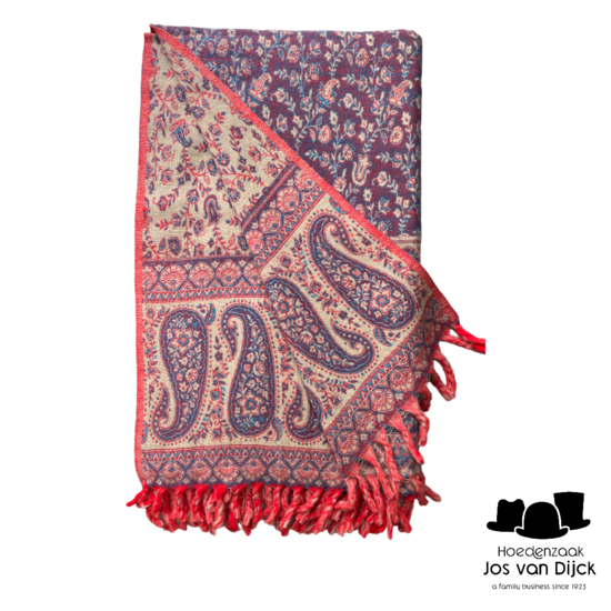 onkar tibetan blanket scarf yak wolmix lavender