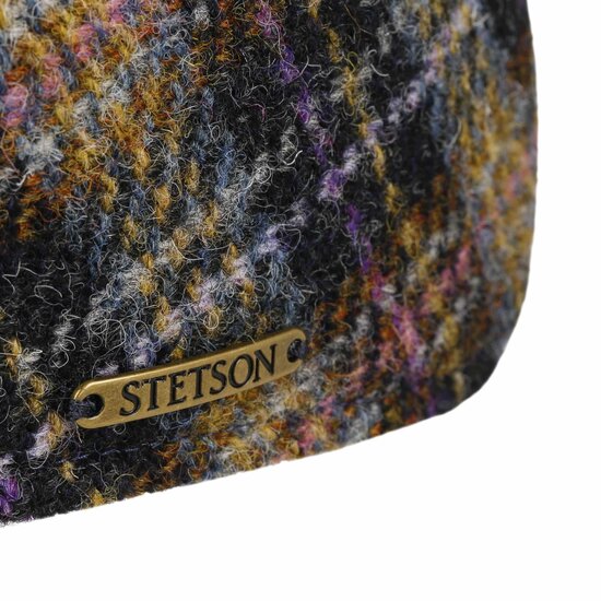 stetson ivy pet kent check harris tweed navy yellow purple