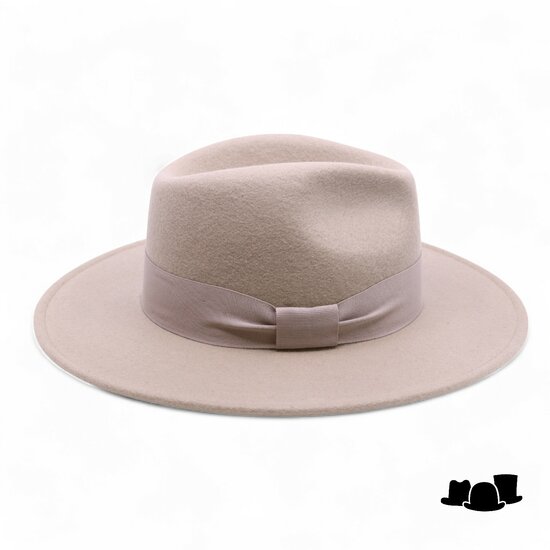 jos van dijck fedora macksy wolvilt beige bone