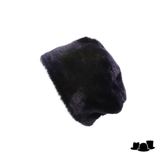 jos van dijck bontmuts raisa faux fur black