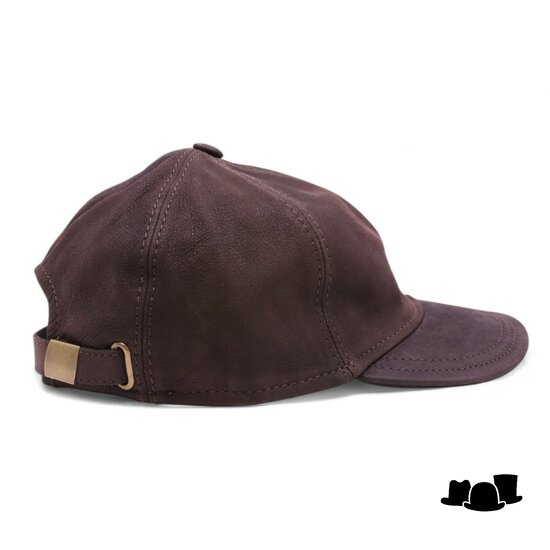 city sport baseball cap oiled leather bruin