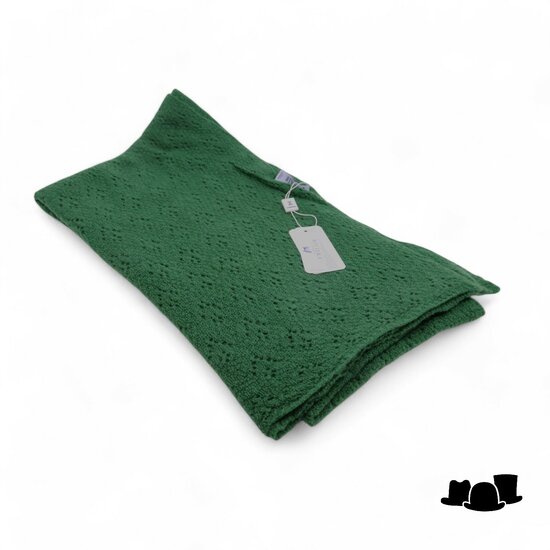 riviera sjaal traforata cashmere forest green