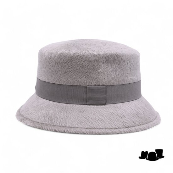 jos van dijck cloche bucket gitty melusine smoke grey