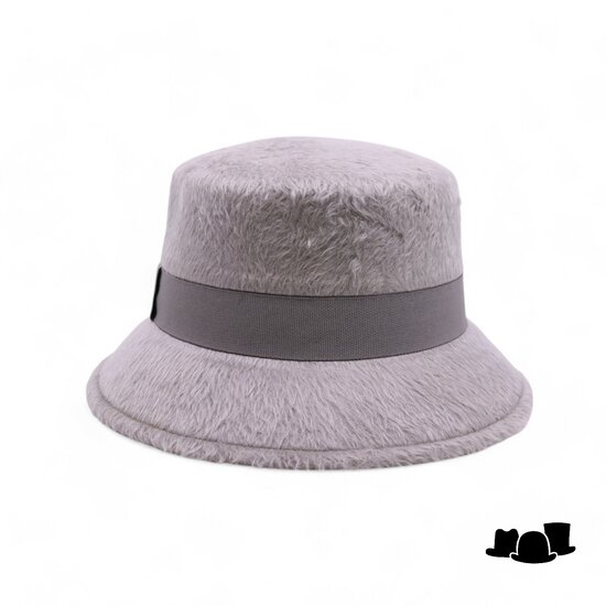 jos van dijck cloche bucket gitty melusine smoke grey