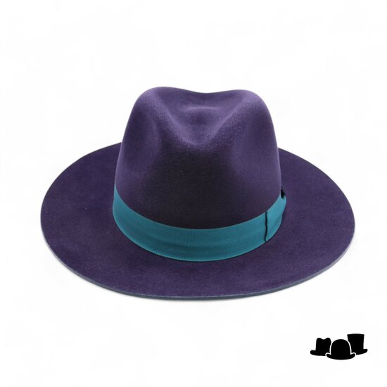 jos van dijck fedora pico haarvilt navy blue