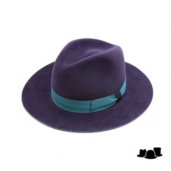 jos van dijck fedora pico haarvilt navy blue