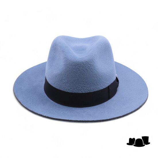 jos van dijck fedora pico velourvilt avio blue