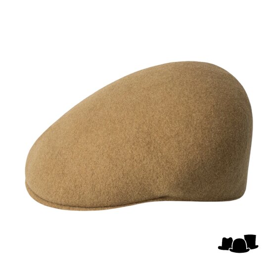 kangol flatcap 504 wool camel