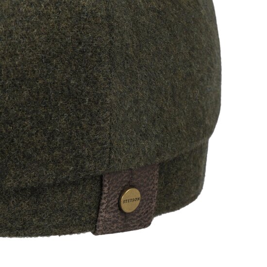 stetson hatteras newsboy cap wol kasjmier mix moss