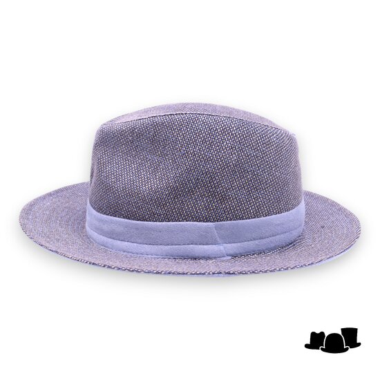 jos van dijck fedora 62 linnen beige blauw