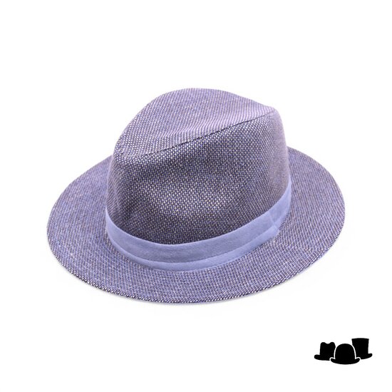 jos van dijck fedora 62 linnen beige blauw