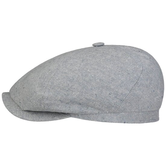 stetson newsboy cap brooklyn sustainable cotton light blue