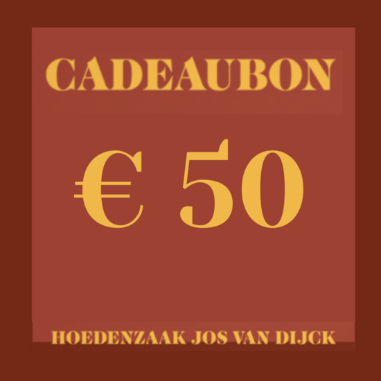 Cadeaubon  twv &euro;50