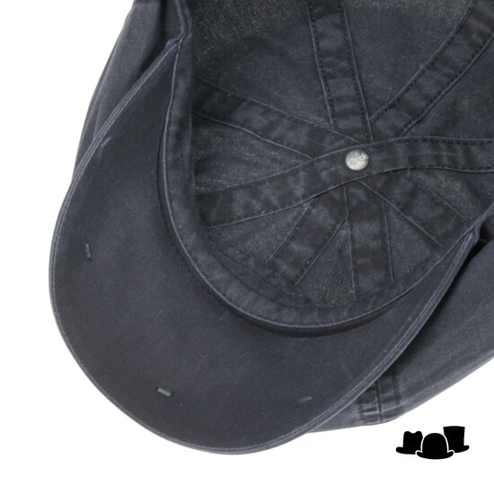 stetson hatteras newsboy cap delave organic cotton navy