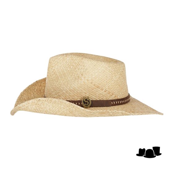 stetson western hoed fair oaks raffia naturel