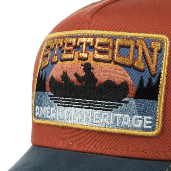 stetson trucker cap american heritage canoe