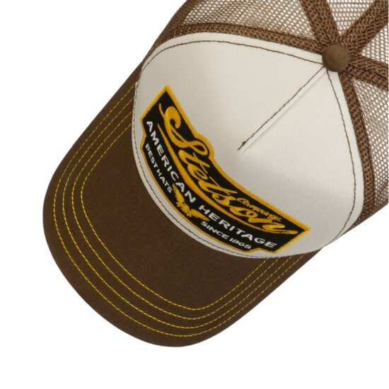 stetson trucker cap american heritage since 1865 dark brown