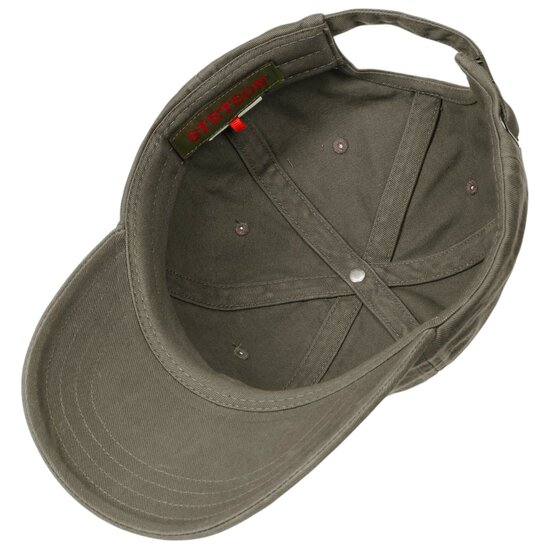 stetson rector cotton baseball cap khaki 