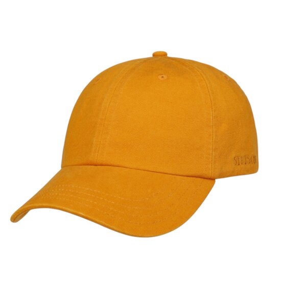 stetson rector cotton baseball cap mustard