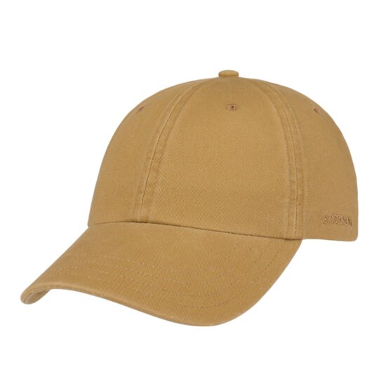 stetson rector cotton baseball cap camel