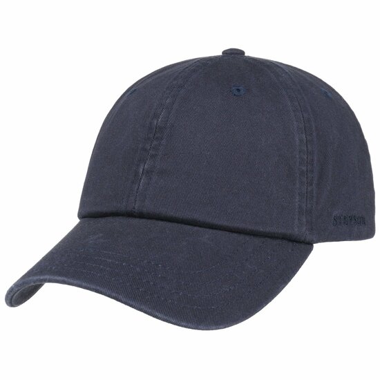 stetson rector cotton baseball cap navy